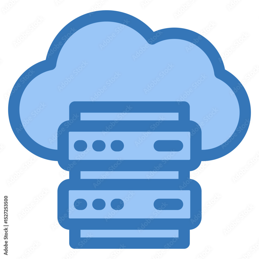 Cloud Hosting Icon Element For Design Cloud Hosting Icon Element For Design