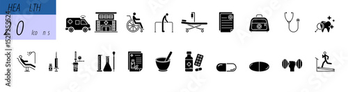 health and  medicine icon element for design