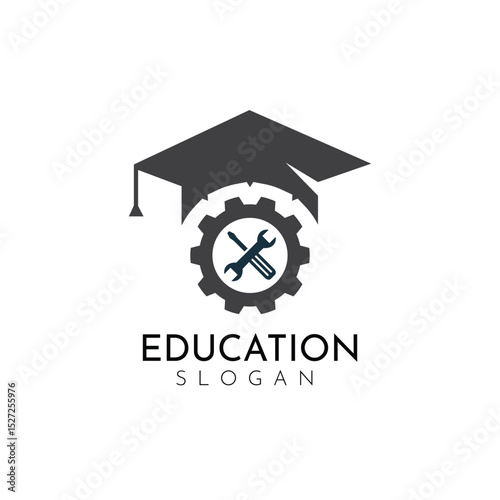 education, learning, servicing, engineering teaching, caoching, study logo