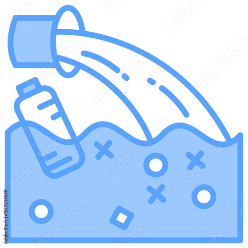 Water Pollution Icon