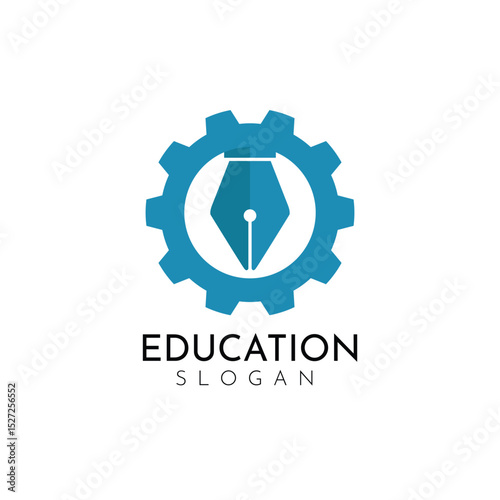 education, learning, servicing, engineering teaching, caoching, study logo