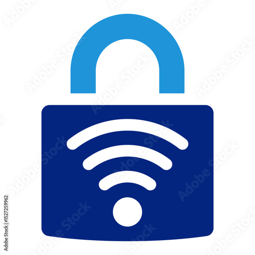 Vpn Lock Icon Element For Design