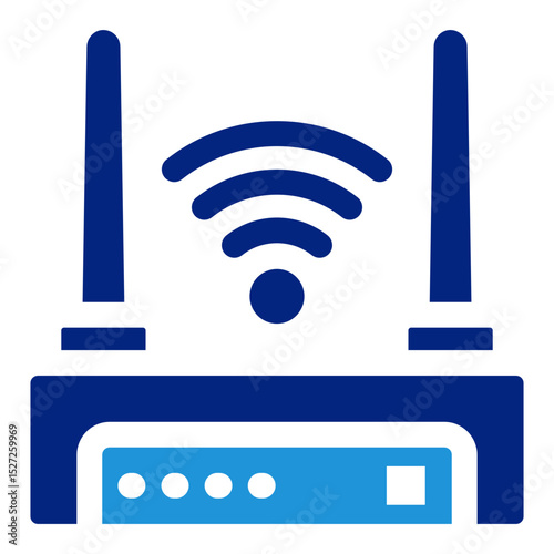 Router Icon Element For Design