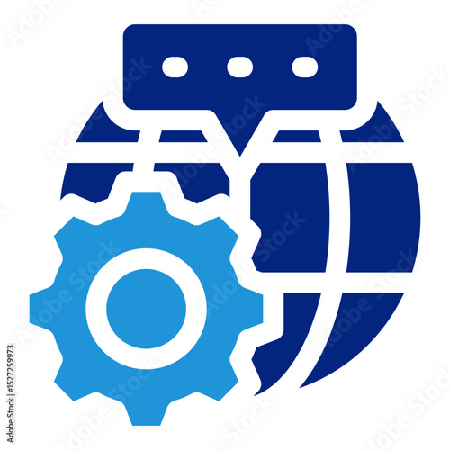 Dns Settings Icon Element For Design
