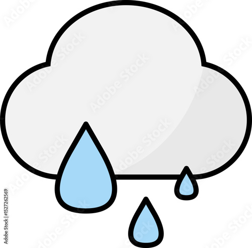 Weather Filled Line Icon Element