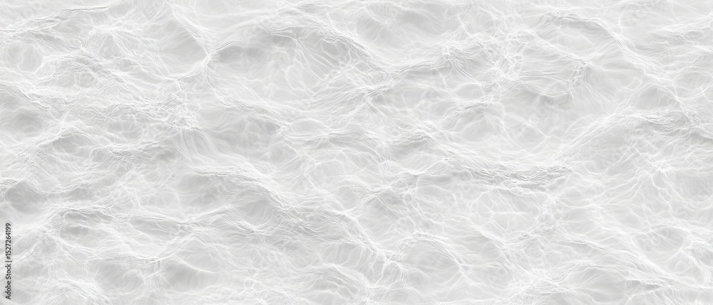 Fototapeta premium Abstract White Water Texture Seamless Ripple Pattern