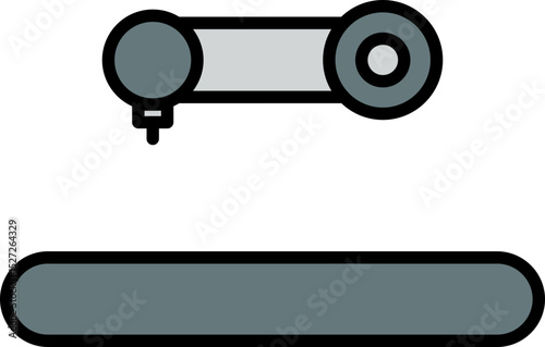 Factory Machine Icon Element