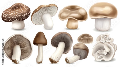 Various mushroom types (1)