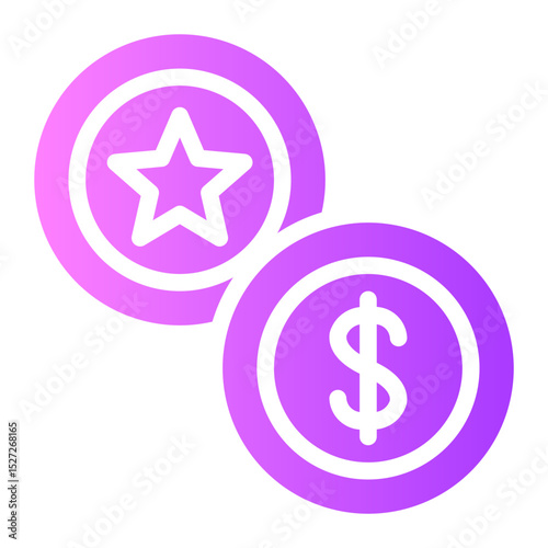 loyalty points gradient icon