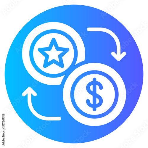 reward gradient icon