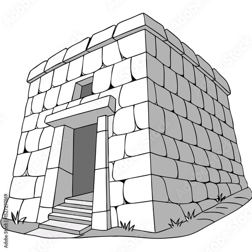 Twelve-Angled Stone in Cusco Showing Incan Mastery of Stonework. Perfect for: Inti Raymi, Twelve-Angled Stone (Cusco, Peru)