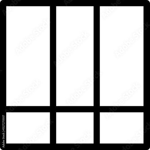 Window types line icons. Vector illustration include icon - sliding, paladian, awning, basement, transom, accordion, skylight, outline pictogram for architecture. 64x64 Pixel Perfect, Editable Stroke