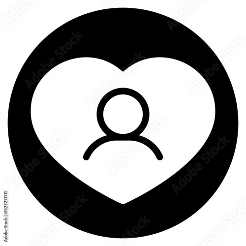 loyalty glyph icon