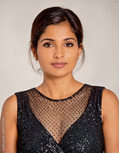 Elegant Portrait of a Young Indian Woman in Formalwear - Professional Headshot & Fashion Photography