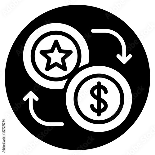 reward glyph icon