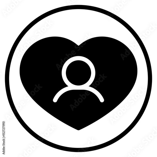 loyalty glyph icon