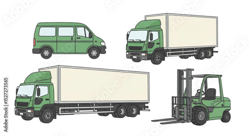 Green Vehicles for Logistics and Transportation A Variety of Transport Options for Delivery and Material Handling Services