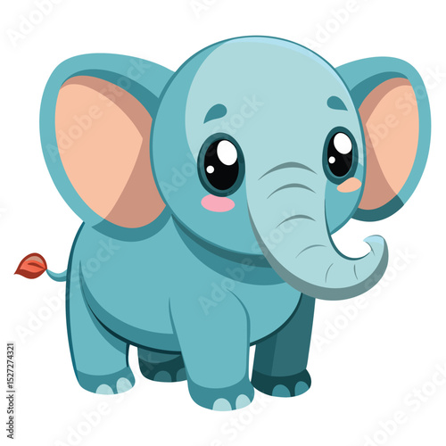 Adorable Baby Elephant Illustration