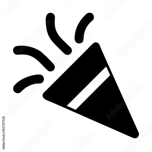 Brightly Colored Party Horn to Celebrate and Signal Joy During Festive Occasions