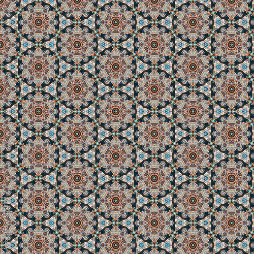 very elegant and beautiful multicolor abstract seamless pattern