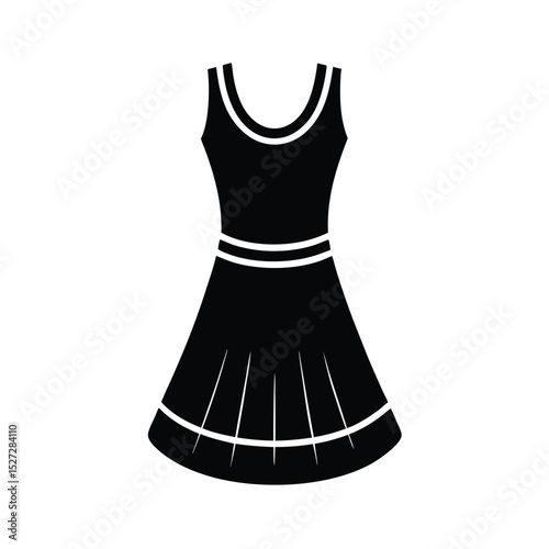 Sleek Knit Outfit vector illustration