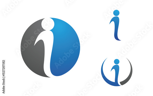 Healthy life Human fit sport logo sign illustration v.250