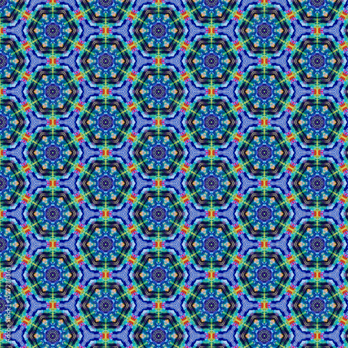 very elegant and beautiful multicolor abstract seamless pattern