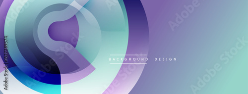Abstract layers create dynamic visual flow. Gradient colors blend, forming modern background design. Smooth shapes suggest movement, depth.