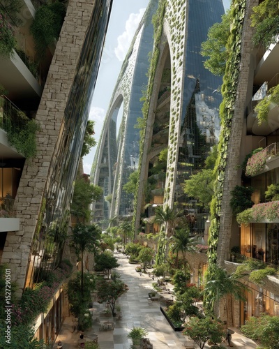 Futuristic Eco-Friendly Cityscape