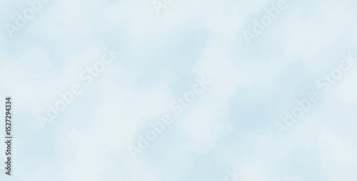 Bright abstract blue sky with fluffy white clouds, a clear and beautiful summer day atmosphere