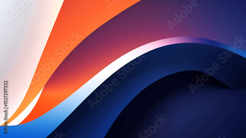 Abstract Colorful Waves: Background Texture Design