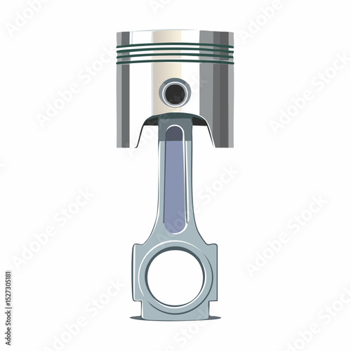 illustration of car engine piston image