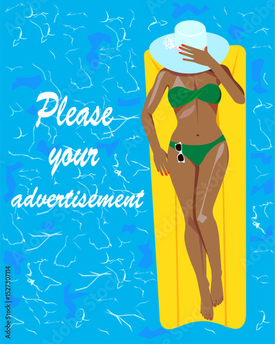 beautiful girl in a bathing suit