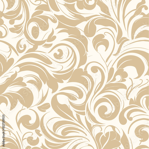 elegant floral abstract pattern