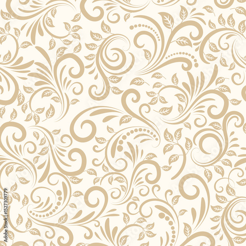 seamless background gold pattern