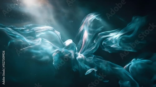 Shimmering Liquid Silk