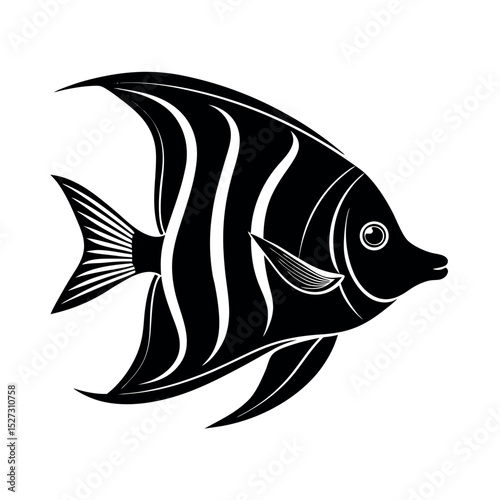 angelfish vector silhouette