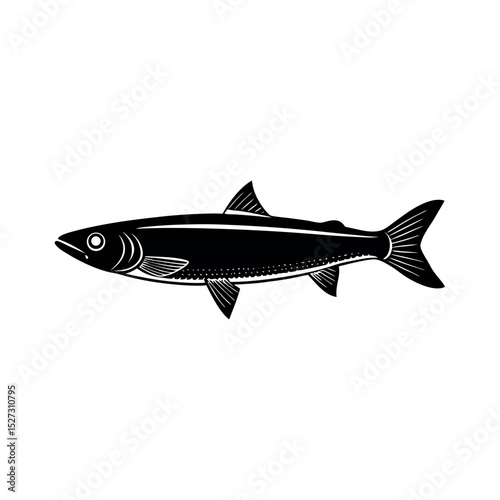 anchovy vector silhouette