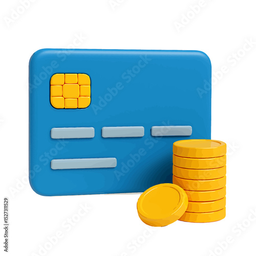 Mobile phone, credit card, and calculator illustrate modern financial technology and smart communication