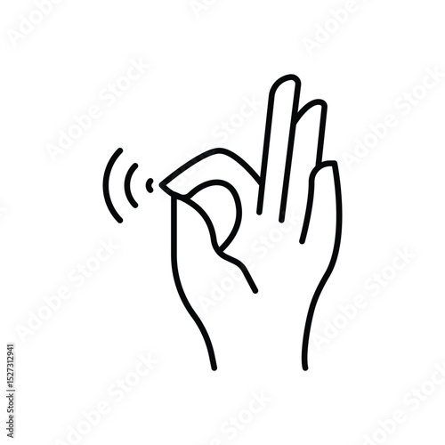 Virtual Touch Icon vector