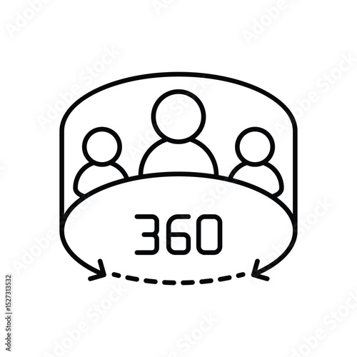 Vr Conference Icon vector