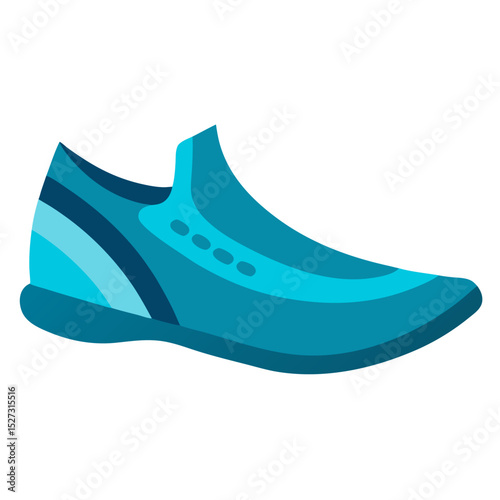 Stylish black and white, and blue sneakers for casual sport fashion footwear design