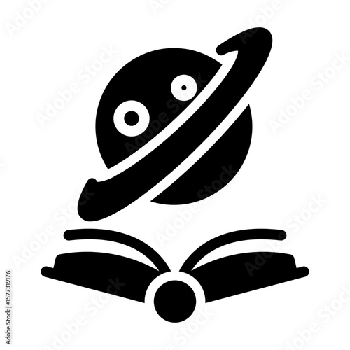science fiction Solid icon