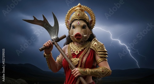 Varahi hindu goddess boar faced devi divine mother shakti hinduism mythology