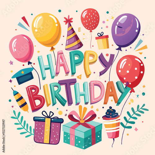 Colorful Happy Birthday Celebration (2)