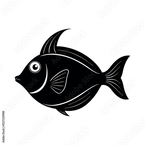 whiting vector silhouette