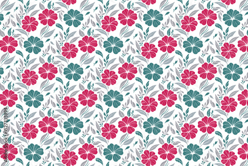 wrapping paper line art seamless.table top modern simplicity fashion.minimal one line nature doodle.textile flower sketch repeat pattern.fabric stylish design home textile

