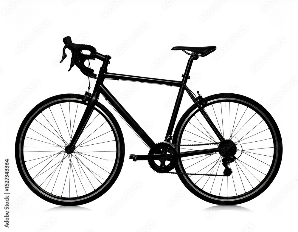 Obraz premium silhouette of a bicycle