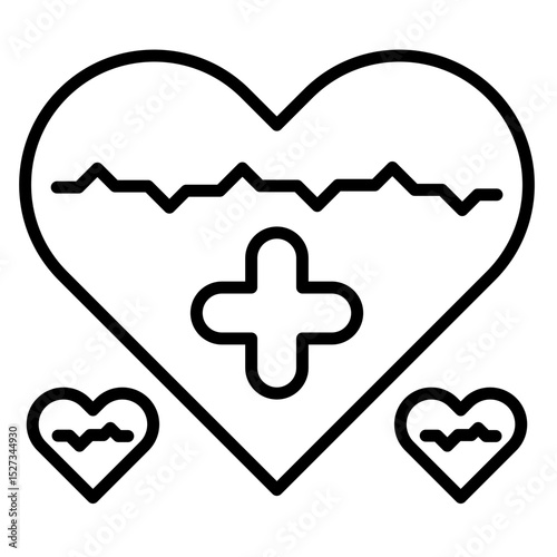 Heart Rate Vector Icon