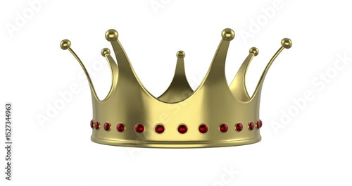 Rotating golden crown